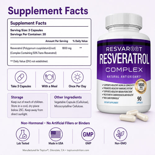 Resvaroot - Resvatrol 1800mg